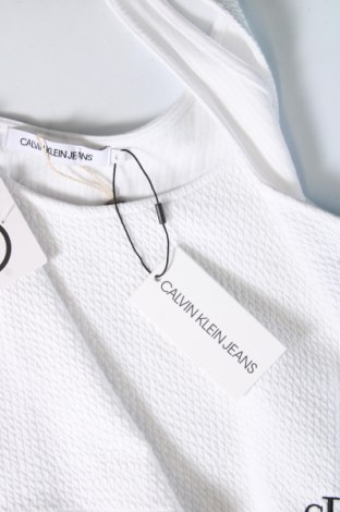 Γυναικείο αμάνικο μπλουζάκι Calvin Klein Jeans, Μέγεθος L, Χρώμα Λευκό, Τιμή 19,18 €