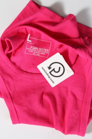 Γυναικείο αμάνικο μπλουζάκι FSBN Sister, Μέγεθος L, Χρώμα Ρόζ , Τιμή 4,42 €