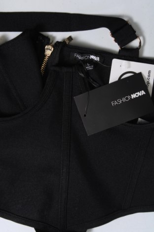 Damentop Fashion nova, Größe L, Farbe Schwarz, Preis € 14,61