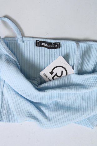 Γυναικείο αμάνικο μπλουζάκι Fb Sister, Μέγεθος XS, Χρώμα Μπλέ, Τιμή 4,20 €