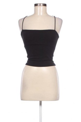 Γυναικείο αμάνικο μπλουζάκι Gina Tricot, Μέγεθος XS, Χρώμα Μαύρο, Τιμή 7,19 €