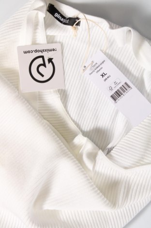 Γυναικείο αμάνικο μπλουζάκι Gina Tricot, Μέγεθος XL, Χρώμα Λευκό, Τιμή 8,79 €