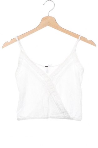Damska koszulka na ramiączkach H&M Divided, Rozmiar XS, Kolor ecru, Cena 17,98 zł