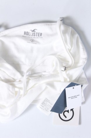Γυναικείο αμάνικο μπλουζάκι Hollister, Μέγεθος S, Χρώμα Λευκό, Τιμή 6,39 €