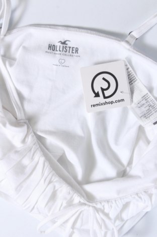 Γυναικείο αμάνικο μπλουζάκι Hollister, Μέγεθος L, Χρώμα Λευκό, Τιμή 6,39 €