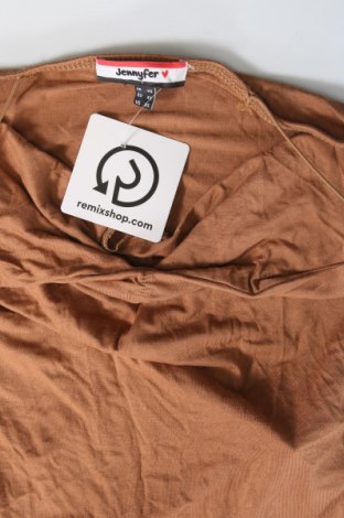 Γυναικείο αμάνικο μπλουζάκι Jennyfer, Μέγεθος XS, Χρώμα Καφέ, Τιμή 9,91 €