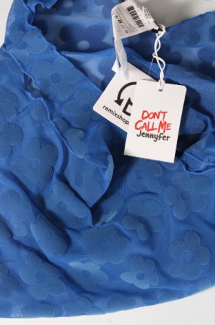 Γυναικείο αμάνικο μπλουζάκι Jennyfer, Μέγεθος L, Χρώμα Μπλέ, Τιμή 4,44 €