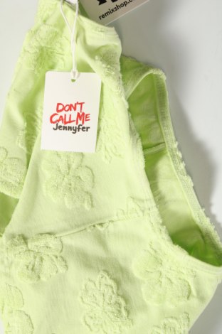 Γυναικείο αμάνικο μπλουζάκι Jennyfer, Μέγεθος L, Χρώμα Πράσινο, Τιμή 4,33 €