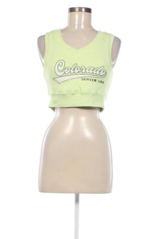 Γυναικείο αμάνικο μπλουζάκι Jennyfer, Μέγεθος XXS, Χρώμα Πράσινο, Τιμή 5,41 €