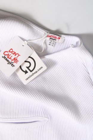 Γυναικείο αμάνικο μπλουζάκι Jennyfer, Μέγεθος S, Χρώμα Λευκό, Τιμή 7,03 €