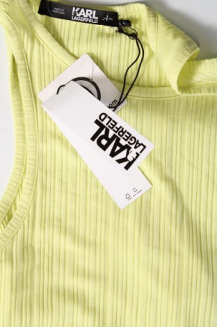Γυναικείο αμάνικο μπλουζάκι Karl Lagerfeld, Μέγεθος XXL, Χρώμα Κίτρινο, Τιμή 36,00 €