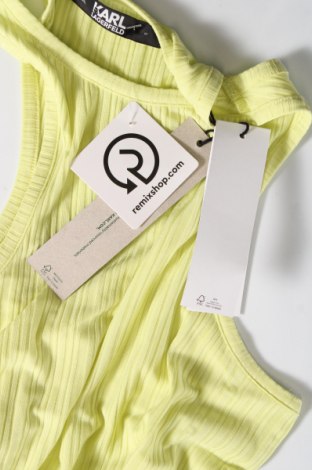 Γυναικείο αμάνικο μπλουζάκι Karl Lagerfeld, Μέγεθος M, Χρώμα Κίτρινο, Τιμή 36,00 €