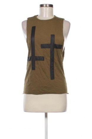 Γυναικείο αμάνικο μπλουζάκι LA Sisters, Μέγεθος XS, Χρώμα Πράσινο, Τιμή 4,73 €