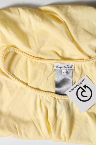 Γυναικείο αμάνικο μπλουζάκι Lisa Tossa, Μέγεθος M, Χρώμα Κίτρινο, Τιμή 4,12 €