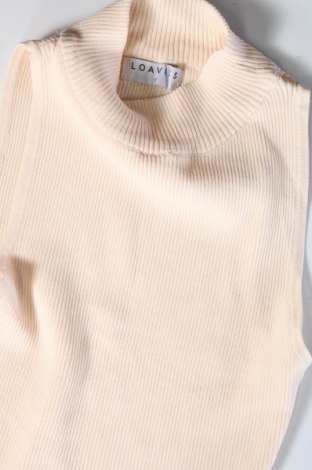Γυναικείο αμάνικο μπλουζάκι Loavies, Μέγεθος S, Χρώμα  Μπέζ, Τιμή 4,16 €