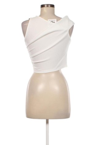 Γυναικείο αμάνικο μπλουζάκι Mango, Μέγεθος S, Χρώμα Λευκό, Τιμή 7,42 €