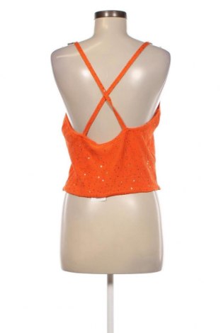 Γυναικείο αμάνικο μπλουζάκι Mango, Μέγεθος XL, Χρώμα Πορτοκαλί, Τιμή 9,28 €