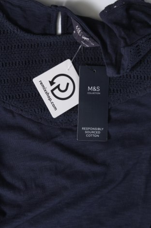 Tricou de damă Marks & Spencer, Mărime M, Culoare Albastru, Preț 151,32 Lei