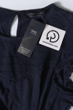 Damska koszulka na ramiączkach Marks & Spencer, Rozmiar L, Kolor Niebieski, Cena 42,91 zł