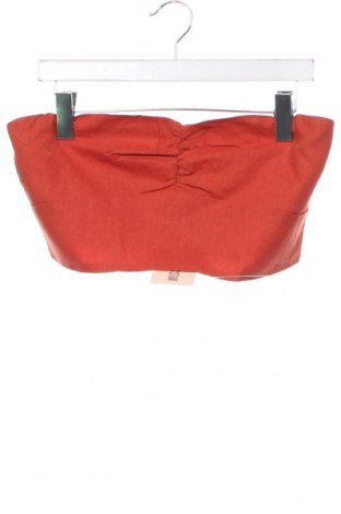 Γυναικείο αμάνικο μπλουζάκι Missguided, Μέγεθος L, Χρώμα Πορτοκαλί, Τιμή 3,79 €