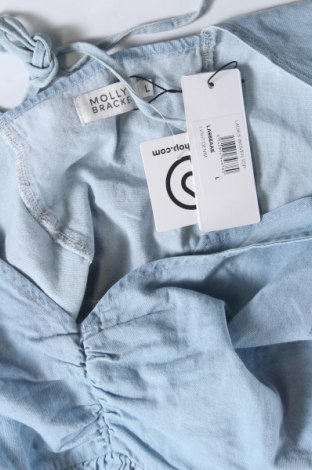 Γυναικείο αμάνικο μπλουζάκι Molly Bracken, Μέγεθος L, Χρώμα Μπλέ, Τιμή 5,43 €