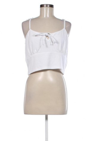 Γυναικείο αμάνικο μπλουζάκι NA-KD, Μέγεθος XXL, Χρώμα Λευκό, Τιμή 9,11 €
