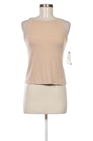 Γυναικείο αμάνικο μπλουζάκι NA-KD, Μέγεθος L, Χρώμα  Μπέζ, Τιμή 9,97 €