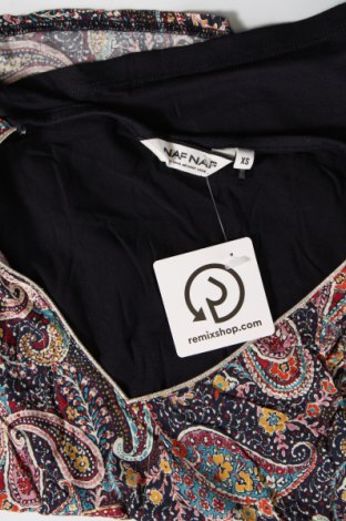 Γυναικείο αμάνικο μπλουζάκι Naf Naf, Μέγεθος XS, Χρώμα Πολύχρωμο, Τιμή 3,03 €