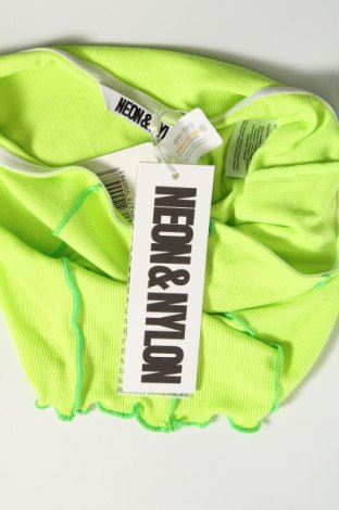 Γυναικείο αμάνικο μπλουζάκι Neon & Nylon by Only, Μέγεθος S, Χρώμα Πράσινο, Τιμή 6,39 €