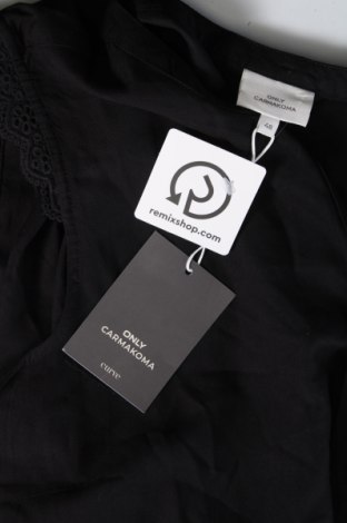 Γυναικείο αμάνικο μπλουζάκι ONLY Carmakoma, Μέγεθος XXL, Χρώμα Μαύρο, Τιμή 15,98 €