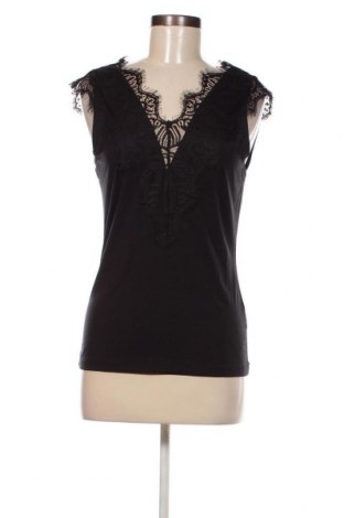 Γυναικείο αμάνικο μπλουζάκι Pieces, Μέγεθος XL, Χρώμα Μαύρο, Τιμή 15,98 €