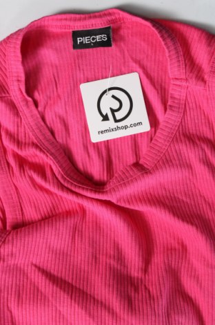 Damska koszulka na ramiączkach Pieces, Rozmiar L, Kolor Różowy, Cena 24,63 zł