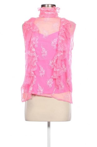 Γυναικείο αμάνικο μπλουζάκι Pinko, Μέγεθος XS, Χρώμα Ρόζ , Τιμή 36,00 €