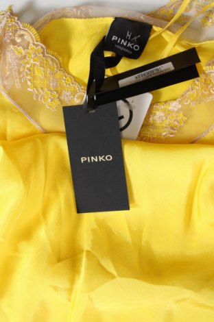 Γυναικείο αμάνικο μπλουζάκι Pinko, Μέγεθος XS, Χρώμα Κίτρινο, Τιμή 65,46 €