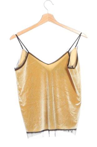 Γυναικείο αμάνικο μπλουζάκι Pull&Bear, Μέγεθος XS, Χρώμα Κίτρινο, Τιμή 6,65 €