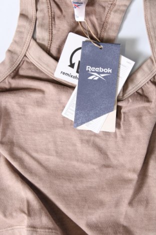 Γυναικείο αμάνικο μπλουζάκι Reebok, Μέγεθος S, Χρώμα  Μπέζ, Τιμή 18,22 €