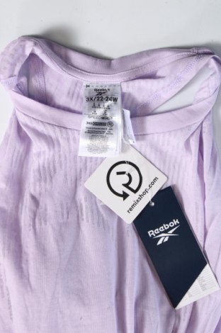 Γυναικείο αμάνικο μπλουζάκι Reebok, Μέγεθος 3XL, Χρώμα Βιολετί, Τιμή 17,86 €