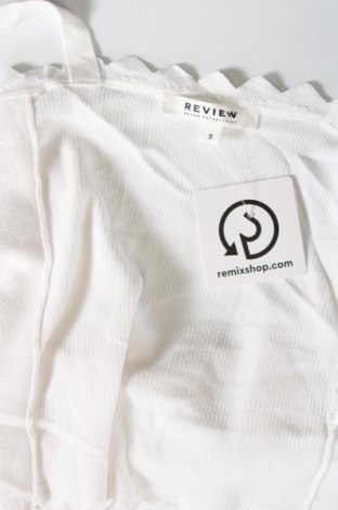 Γυναικείο αμάνικο μπλουζάκι Review, Μέγεθος S, Χρώμα Λευκό, Τιμή 3,03 €