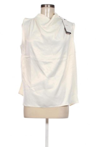 Γυναικείο αμάνικο μπλουζάκι S.Oliver, Μέγεθος XL, Χρώμα Εκρού, Τιμή 15,98 €