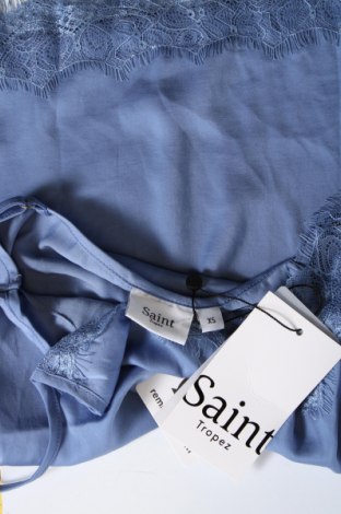 Γυναικείο αμάνικο μπλουζάκι Saint Tropez, Μέγεθος XS, Χρώμα Μπλέ, Τιμή 7,19 €