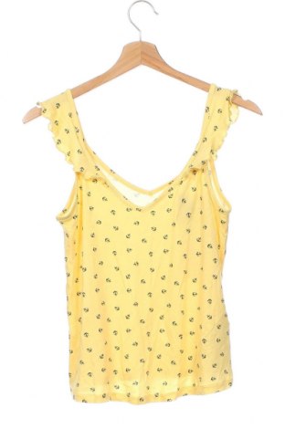 Γυναικείο αμάνικο μπλουζάκι Springfield, Μέγεθος XS, Χρώμα Κίτρινο, Τιμή 15,84 €