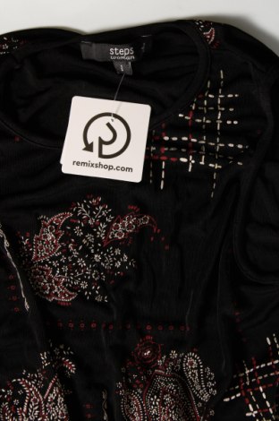 Γυναικείο αμάνικο μπλουζάκι Steps, Μέγεθος L, Χρώμα Μαύρο, Τιμή 4,20 €