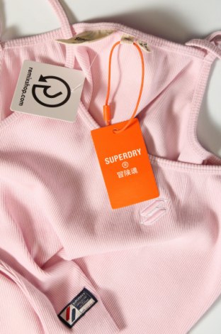 Γυναικείο αμάνικο μπλουζάκι Superdry, Μέγεθος L, Χρώμα Ρόζ , Τιμή 10,52 €