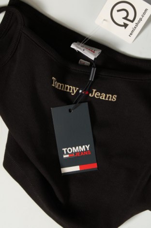 Damentop Tommy Jeans, Größe S, Farbe Schwarz, Preis 31,96 €