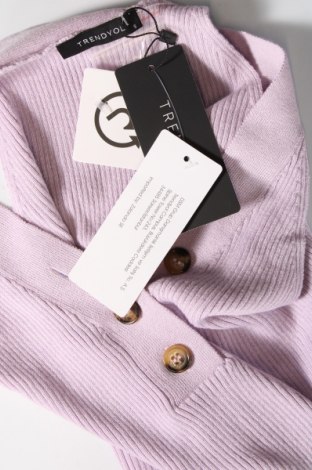Γυναικείο αμάνικο μπλουζάκι Trendyol, Μέγεθος S, Χρώμα Βιολετί, Τιμή 7,99 €