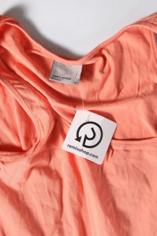 Γυναικείο αμάνικο μπλουζάκι Vero Moda, Μέγεθος M, Χρώμα Πορτοκαλί, Τιμή 4,20 €