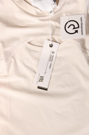 Γυναικείο αμάνικο μπλουζάκι Viral Vibes, Μέγεθος XS, Χρώμα Εκρού, Τιμή 6,39 €