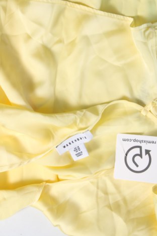 Γυναικείο αμάνικο μπλουζάκι Warehouse, Μέγεθος XL, Χρώμα Κίτρινο, Τιμή 6,39 €