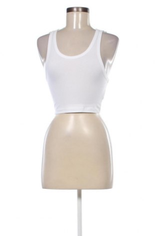 Γυναικείο αμάνικο μπλουζάκι Weekday, Μέγεθος XS, Χρώμα Λευκό, Τιμή 5,81 €