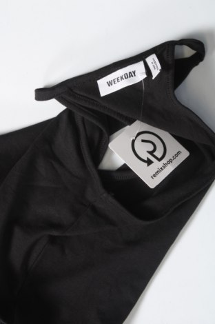 Γυναικείο αμάνικο μπλουζάκι Weekday, Μέγεθος XS, Χρώμα Μαύρο, Τιμή 5,57 €